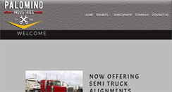 Desktop Screenshot of palominoindustries.com