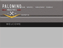 Tablet Screenshot of palominoindustries.com